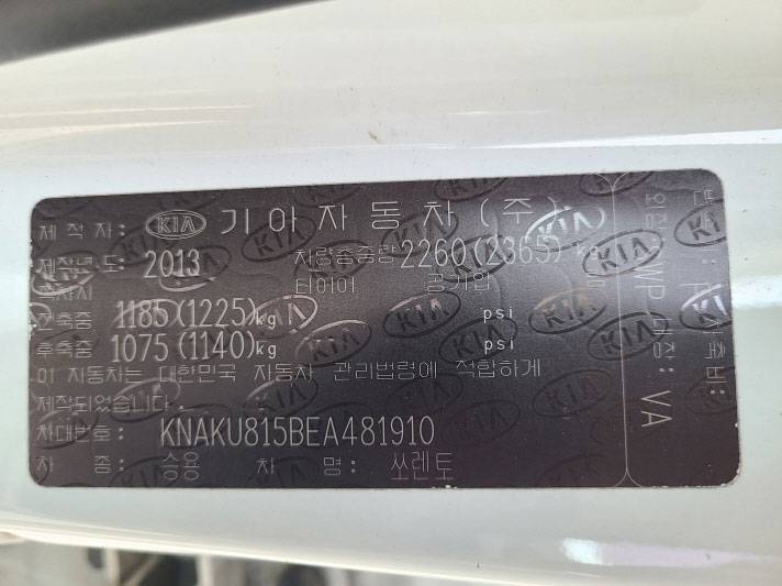 KIA SORENTO 2014